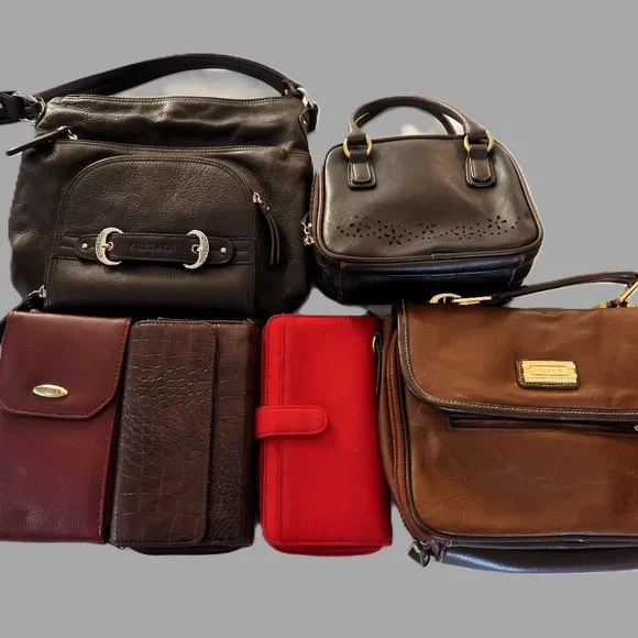 Vintage 6 Bundle Collection of Clutch, Wallets, Hand Bags, Purse, Shoulder Bags - Picture 1 of 12